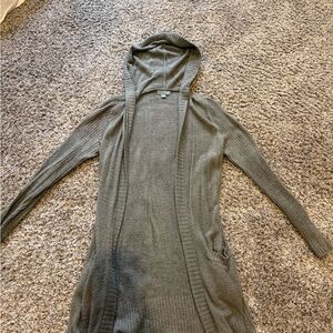 Barefoot Dreams Olive Hooded Cardigan
